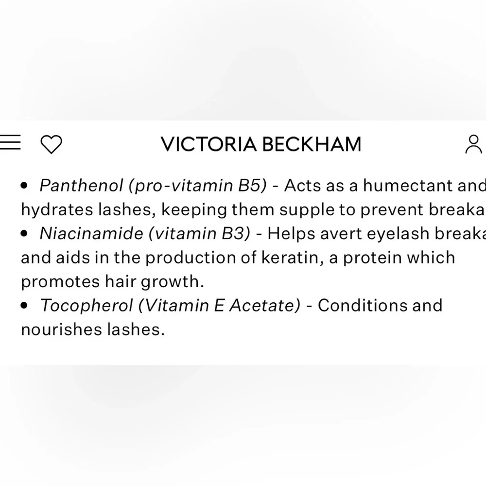 Victoria Beckham Vast Lash Mascara - Black